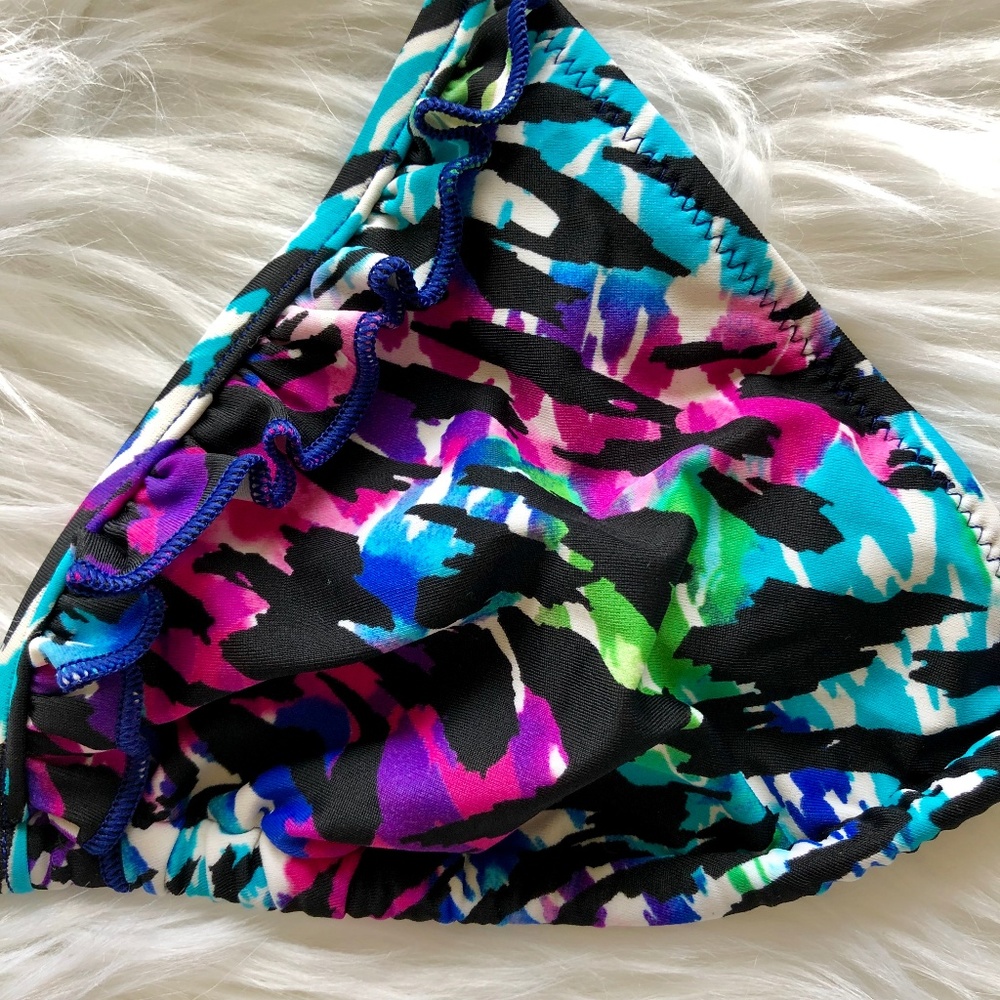 [61] RAMPAGE Multi-Colored Zebra Print Bikini